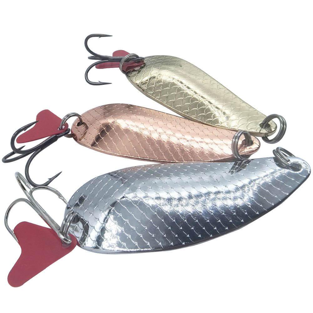 Trout Fishing Spoons Lure Silv - огляд і ціна Fishing Hook Treble