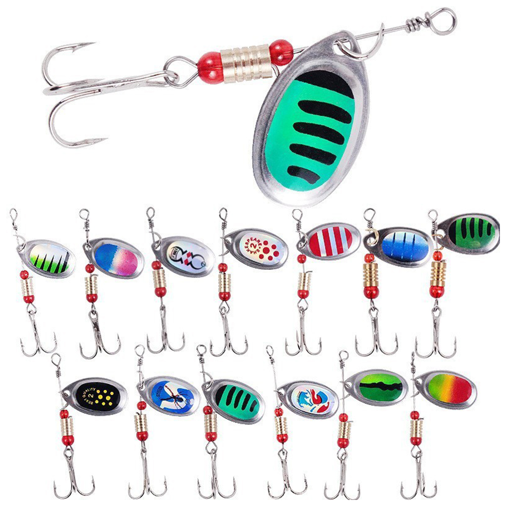30pcs Metal Spoon Spinner Fish - огляд і ціна Fishing Hook Treble